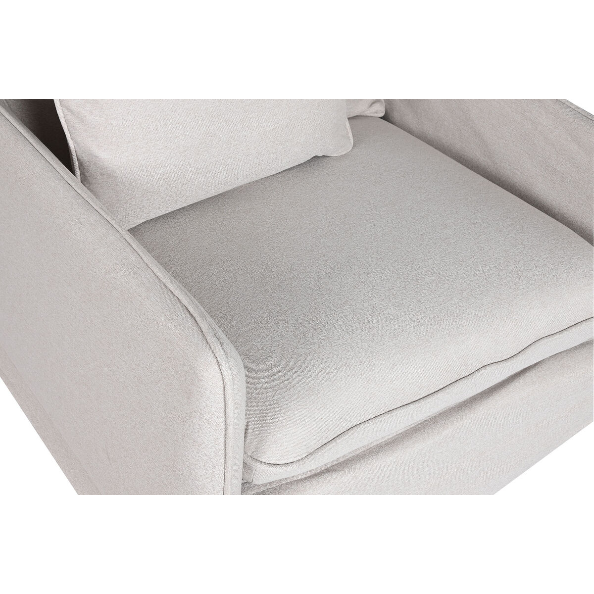 Poltrona Home ESPRIT Bege 85 x 85 x 74 cm